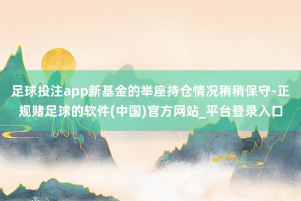 足球投注app新基金的举座持仓情况稍稍保守-正规赌足球的软件(中国)官方网站_平台登录入口