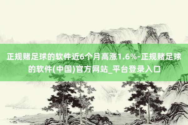 正规赌足球的软件近6个月高涨1.6%-正规赌足球的软件(中国)官方网站_平台登录入口