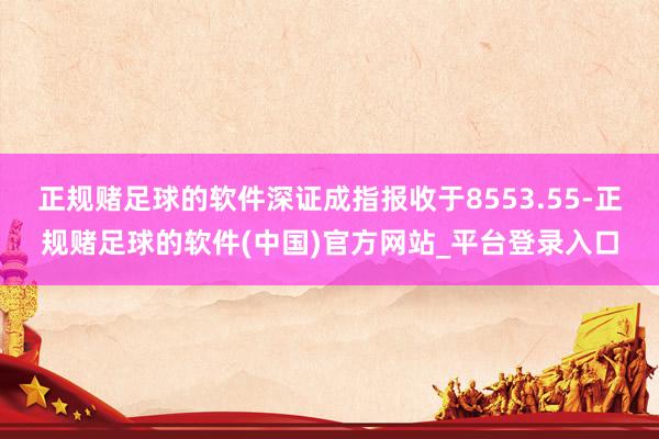 正规赌足球的软件深证成指报收于8553.55-正规赌足球的软件(中国)官方网站_平台登录入口